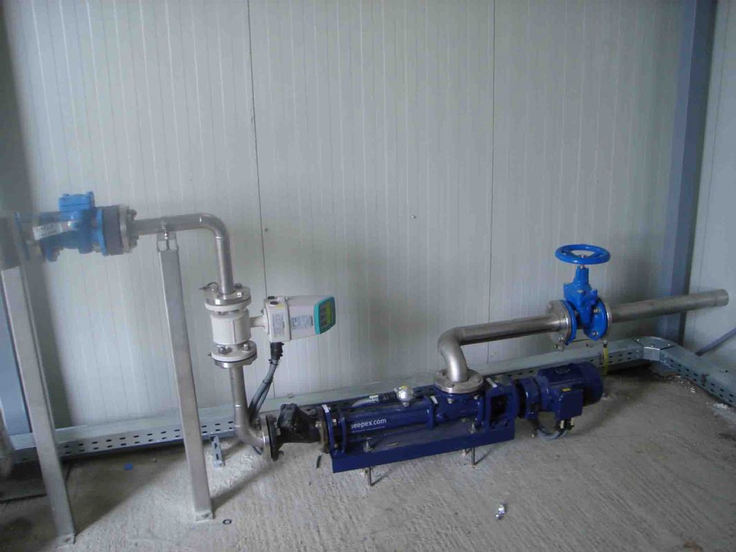 Dehidracija mulja - uređaj za pročišćavanje otpadnih voda u  Čitluku, BIH